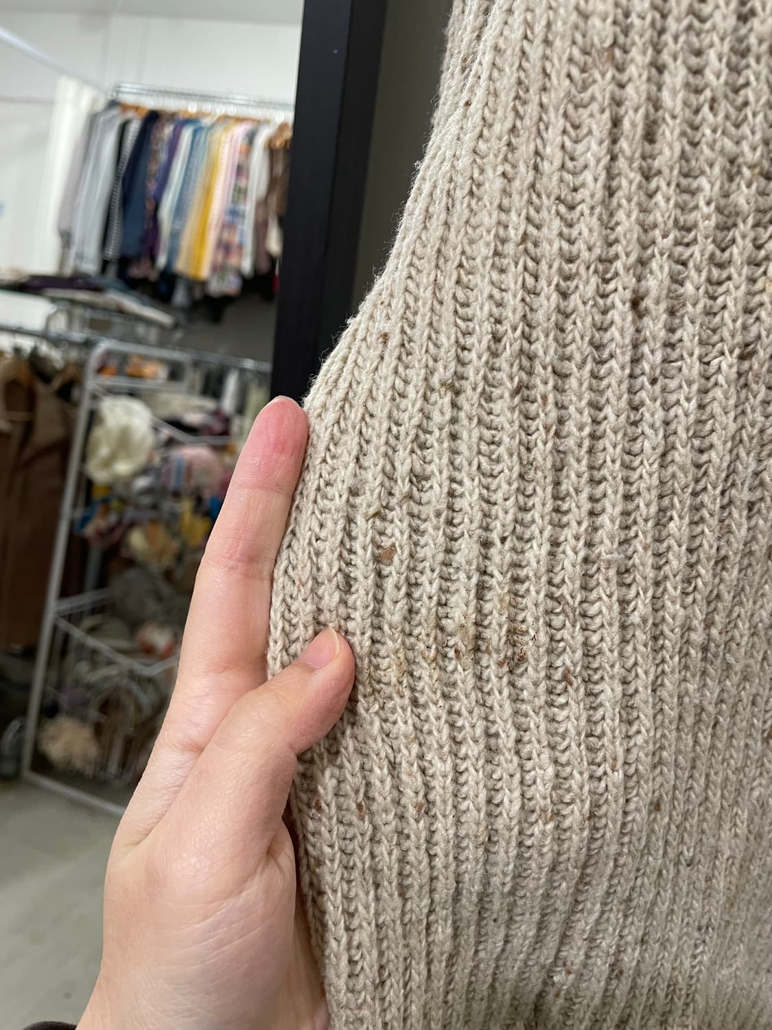 후드 더플 가디건 상품이미지6