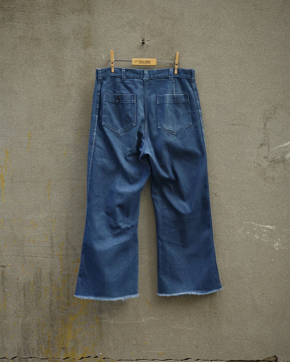 90‘s USN Seafarer 덩가리 벨보텀 팬츠 상품이미지3