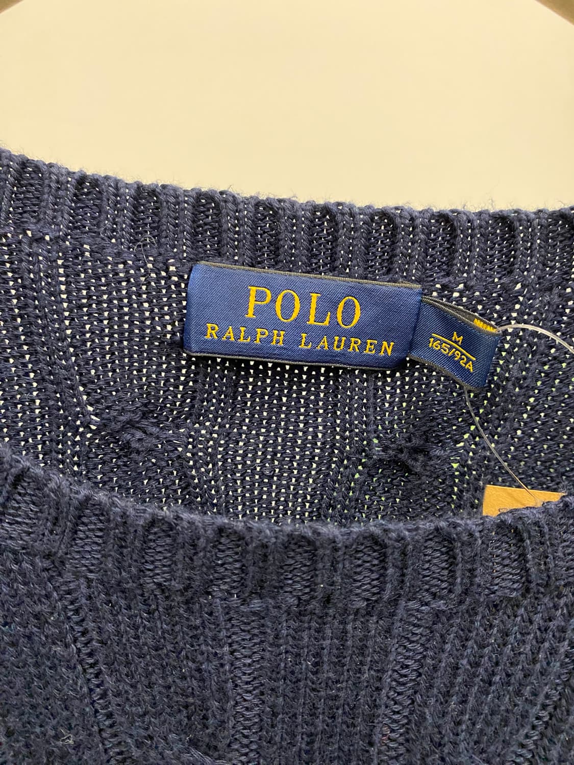 폴로 랄프로렌 케이블니트 네이비 상품이미지4
