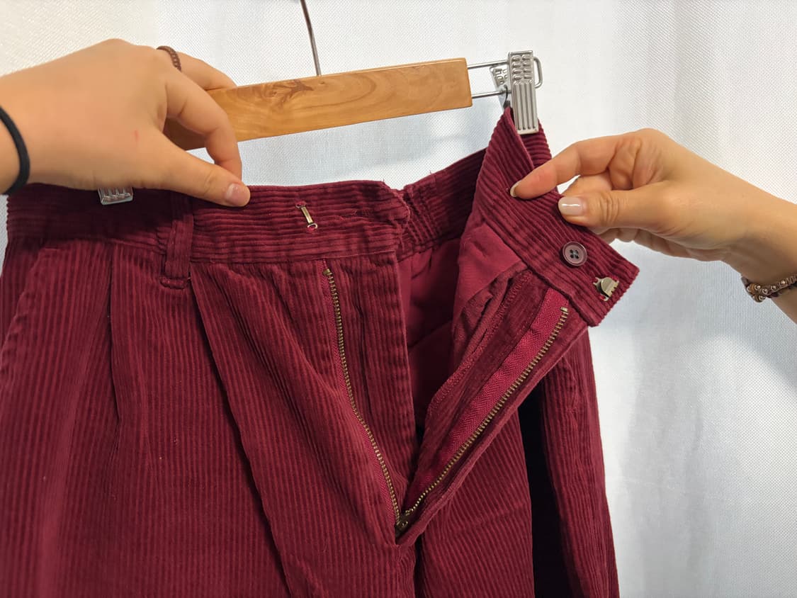 레드 코튜로이 팬츠 상품이미지4