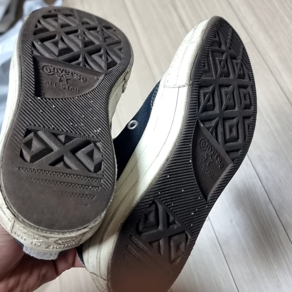 컨버스 꼼데가르송 블랙 스니커즈(230) 상품이미지3