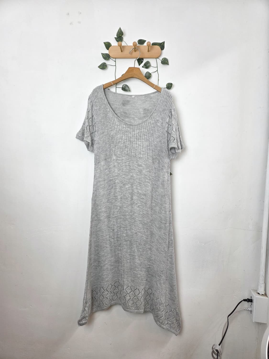 그레이 니트원피스 상품이미지1