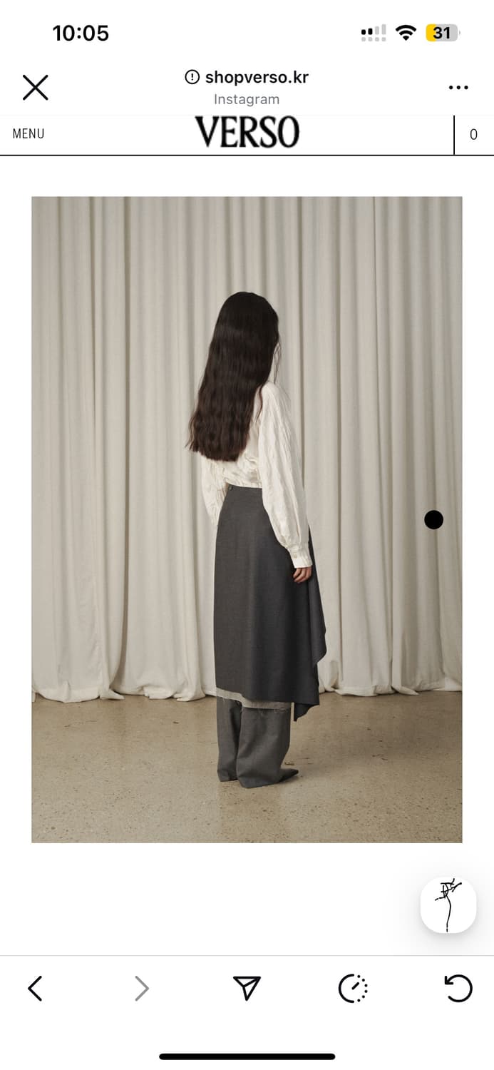 Verso 스커트 BICOLOR WRAP SKIRT 상품이미지4
