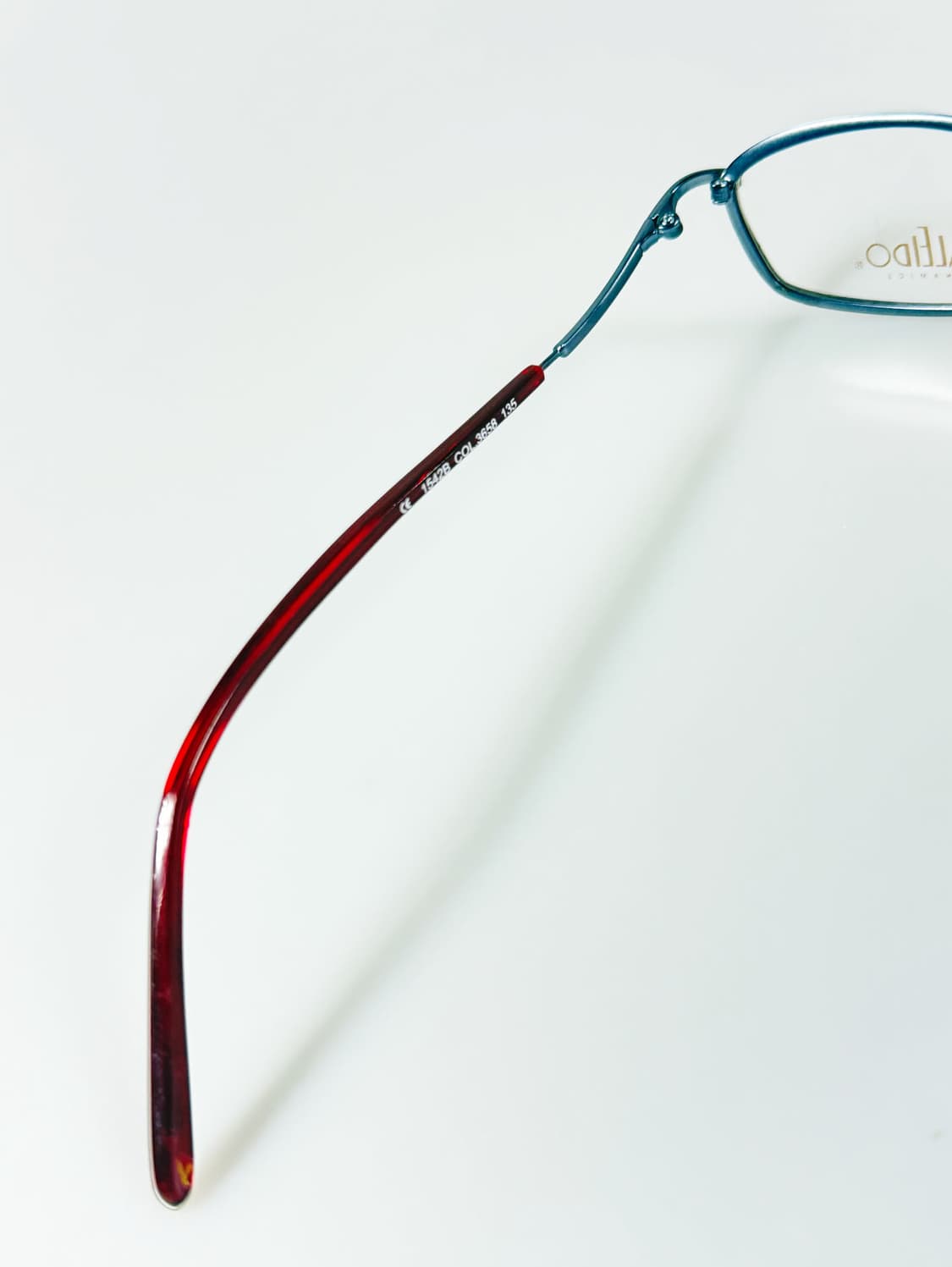 90s KALEIDO 슬림 스퀘어 듀얼톤 메탈 빈티지 안경 상품이미지7