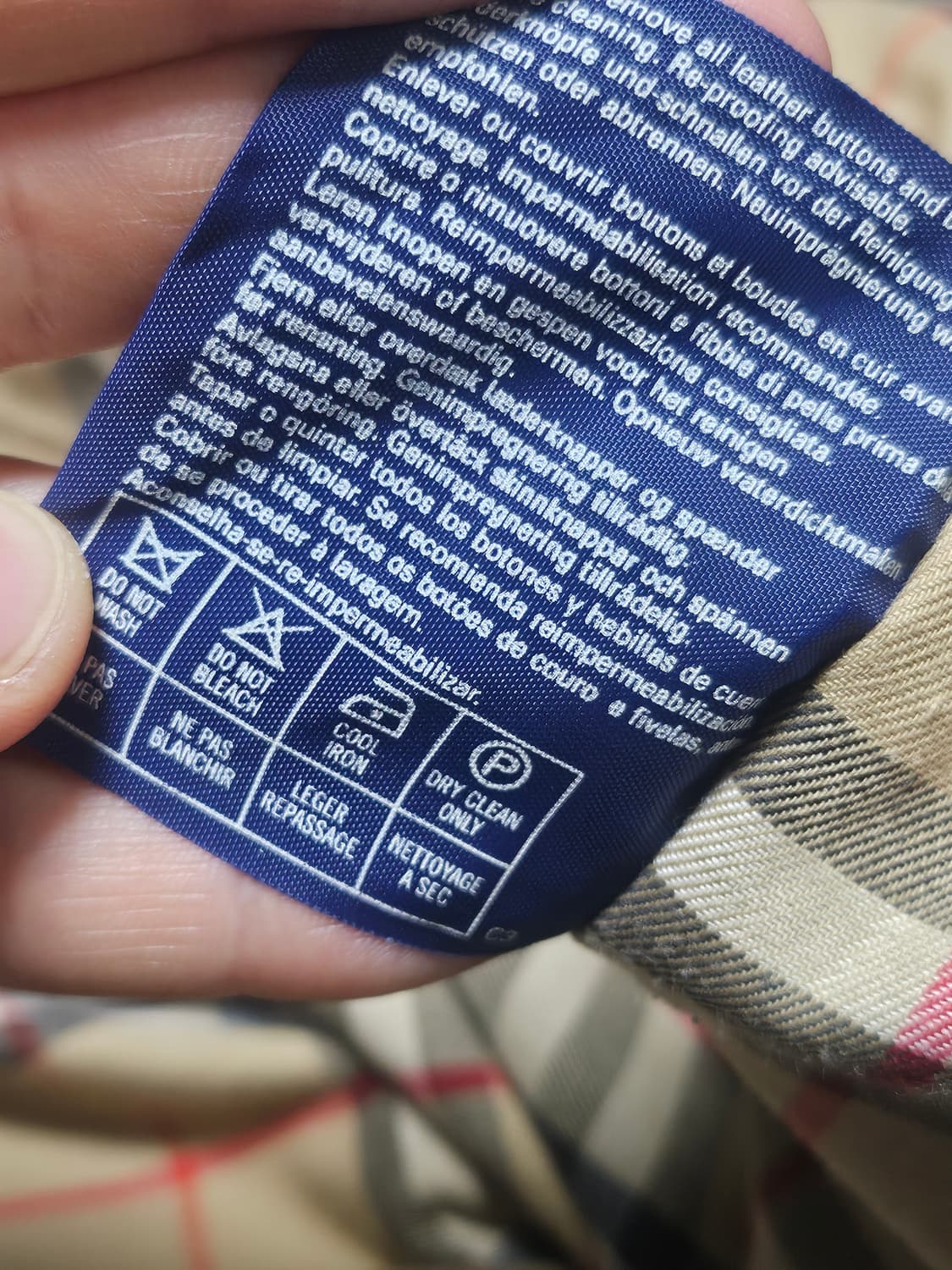 버버리 구형 트렌치코트 M 상품이미지5