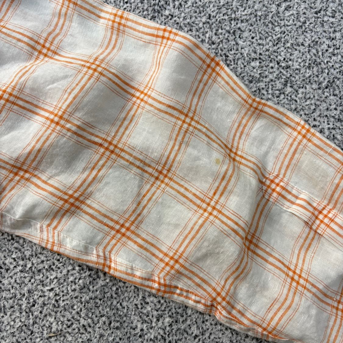 105 헤지스 남성 체크 린넨 셔츠 남방 0323J 상품이미지5