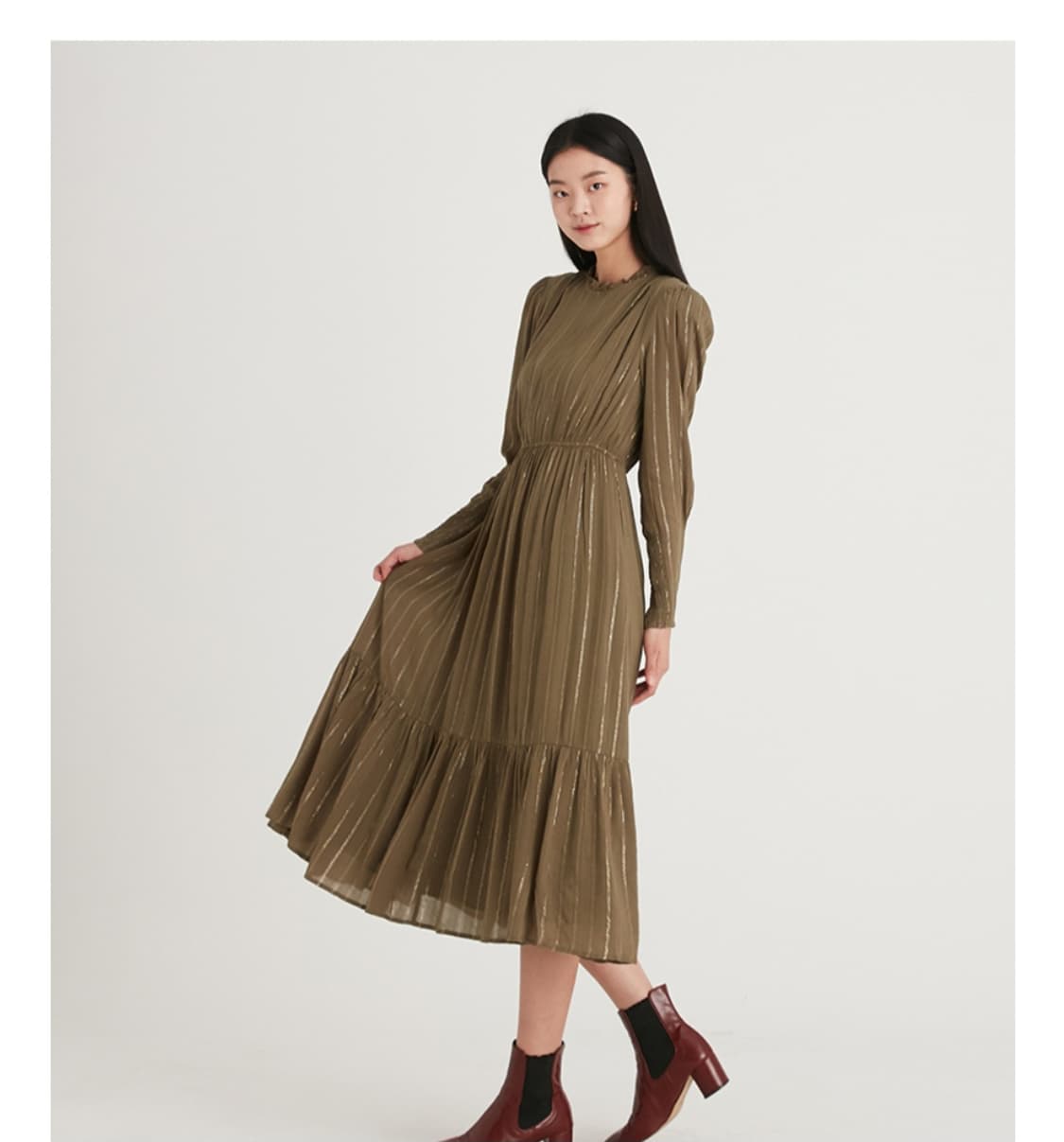 (새상품)LAP 프릴 롱원피스55 상품이미지7