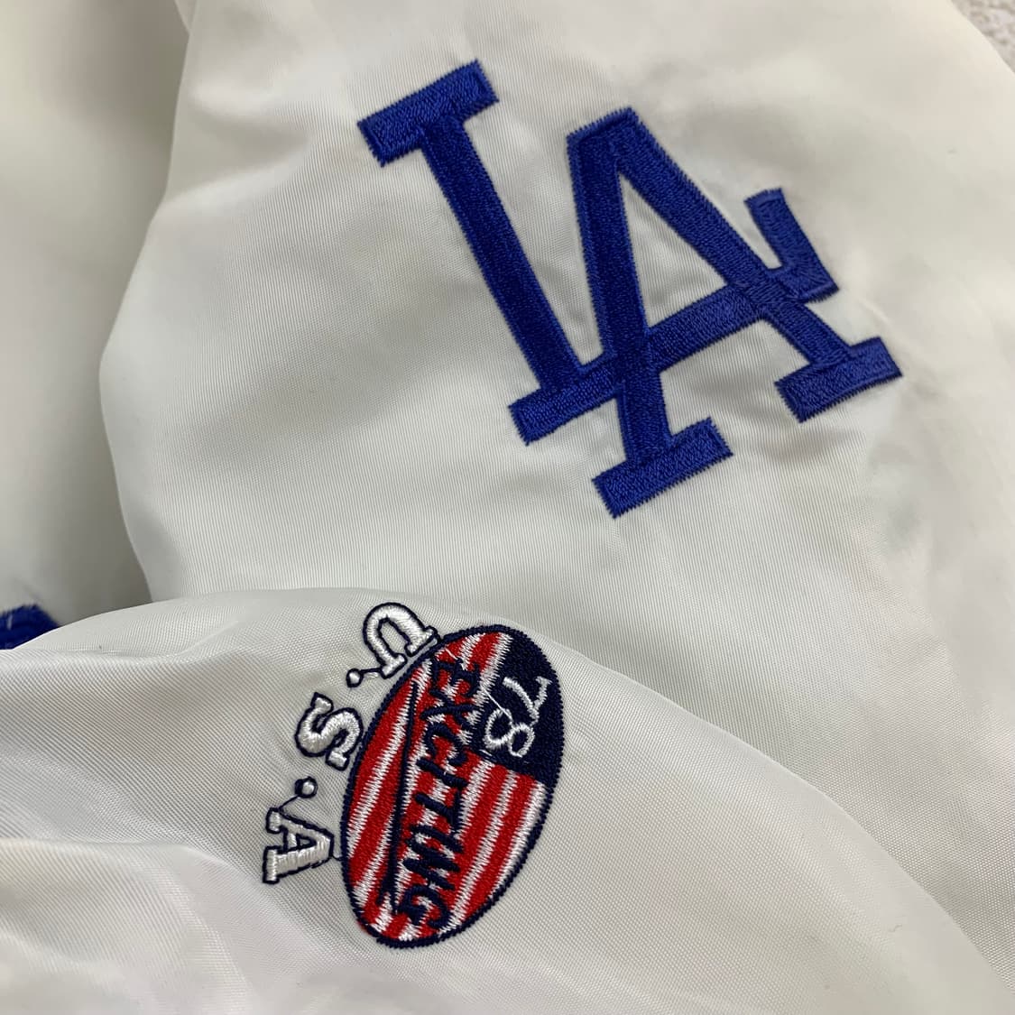90's 78exciting MLB LA다져스 스타디움 자켓 상품이미지4