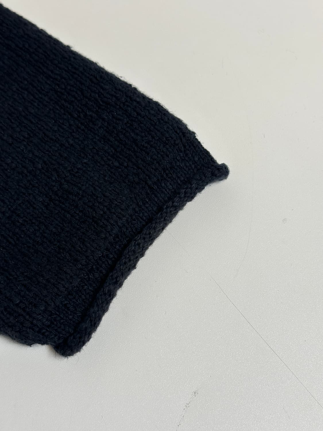 Art if acts Boucle Knit Cardigan (L)navy 상품이미지5