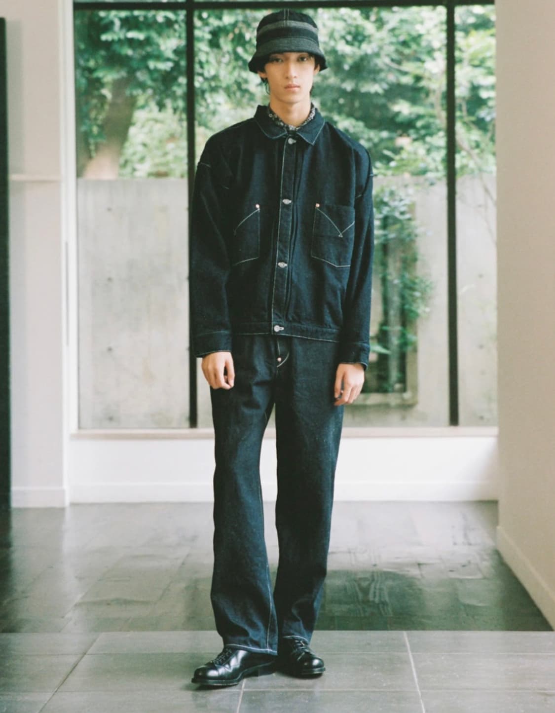 [M택보유]niceness 나이스네스 H asheton 데님 트라우저 상품이미지2