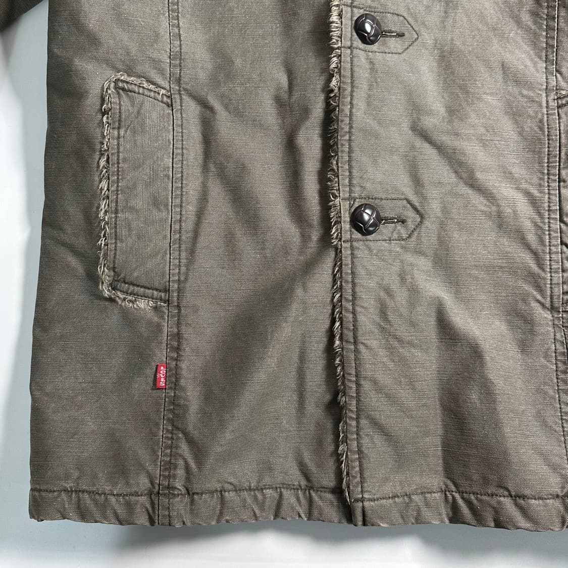 리바이스 카키 쉐르파 자켓 상품이미지5