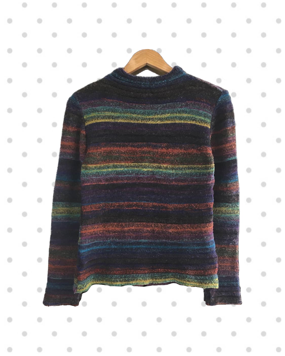 vintage two-way stripe knit rainbow 상품이미지6