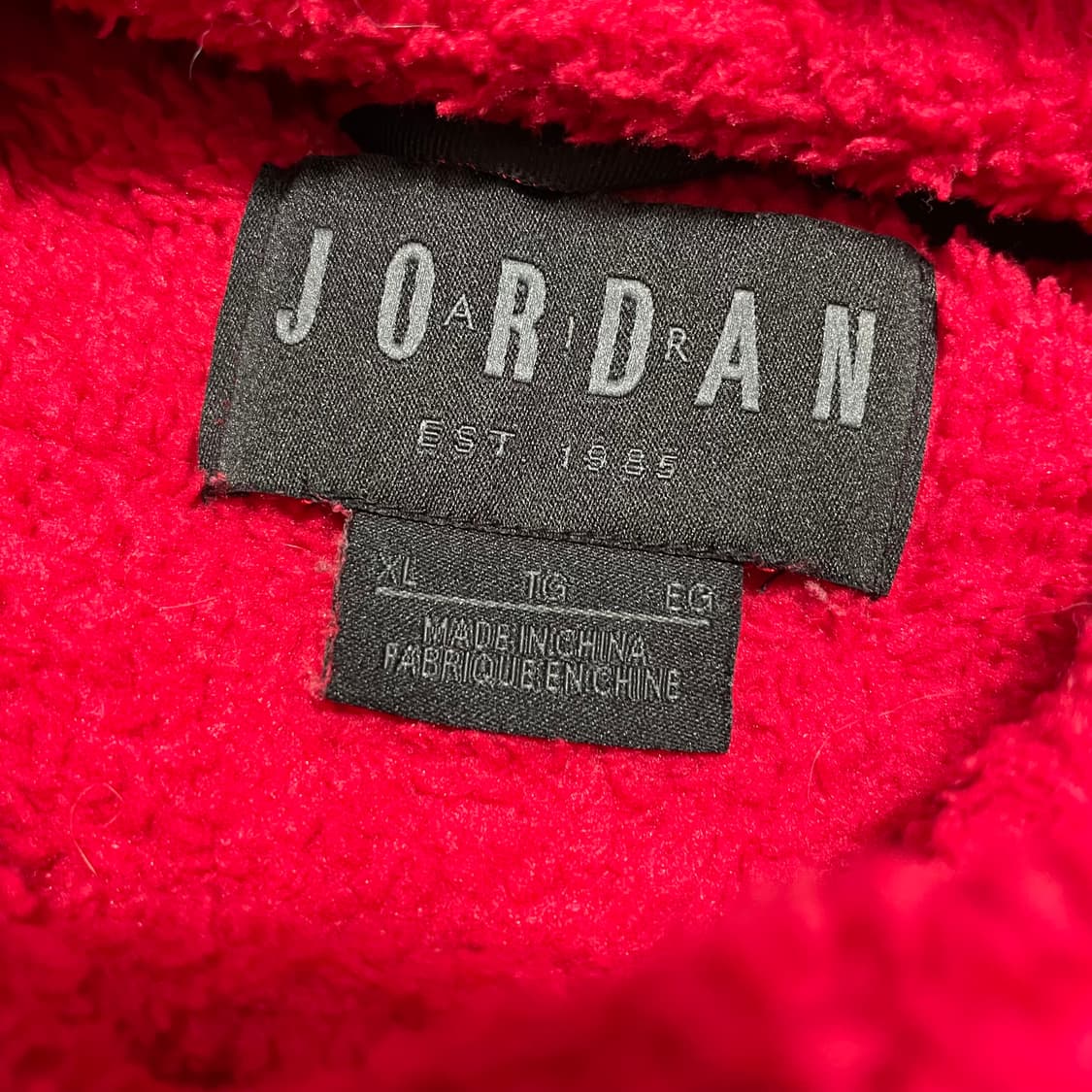 [XL] 조던 플라이트 타월 플리스 후드 레드 상품이미지2