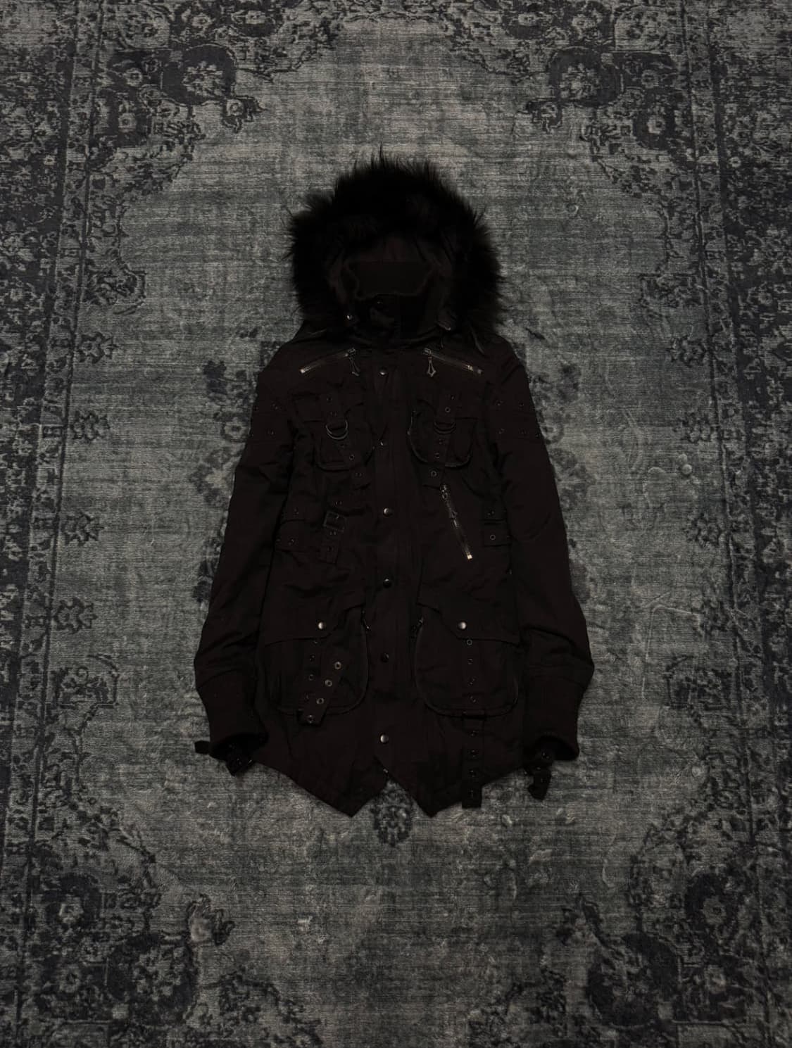 xfrm 퍼 야상 재킷 상품이미지1