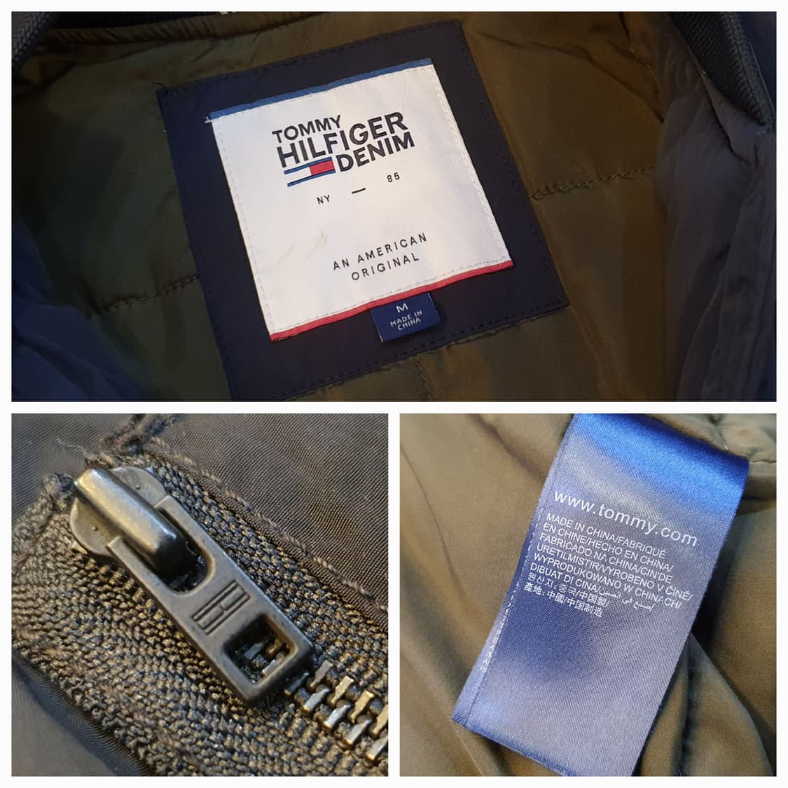 66.타미 블랙 패딩점퍼 상품이미지7