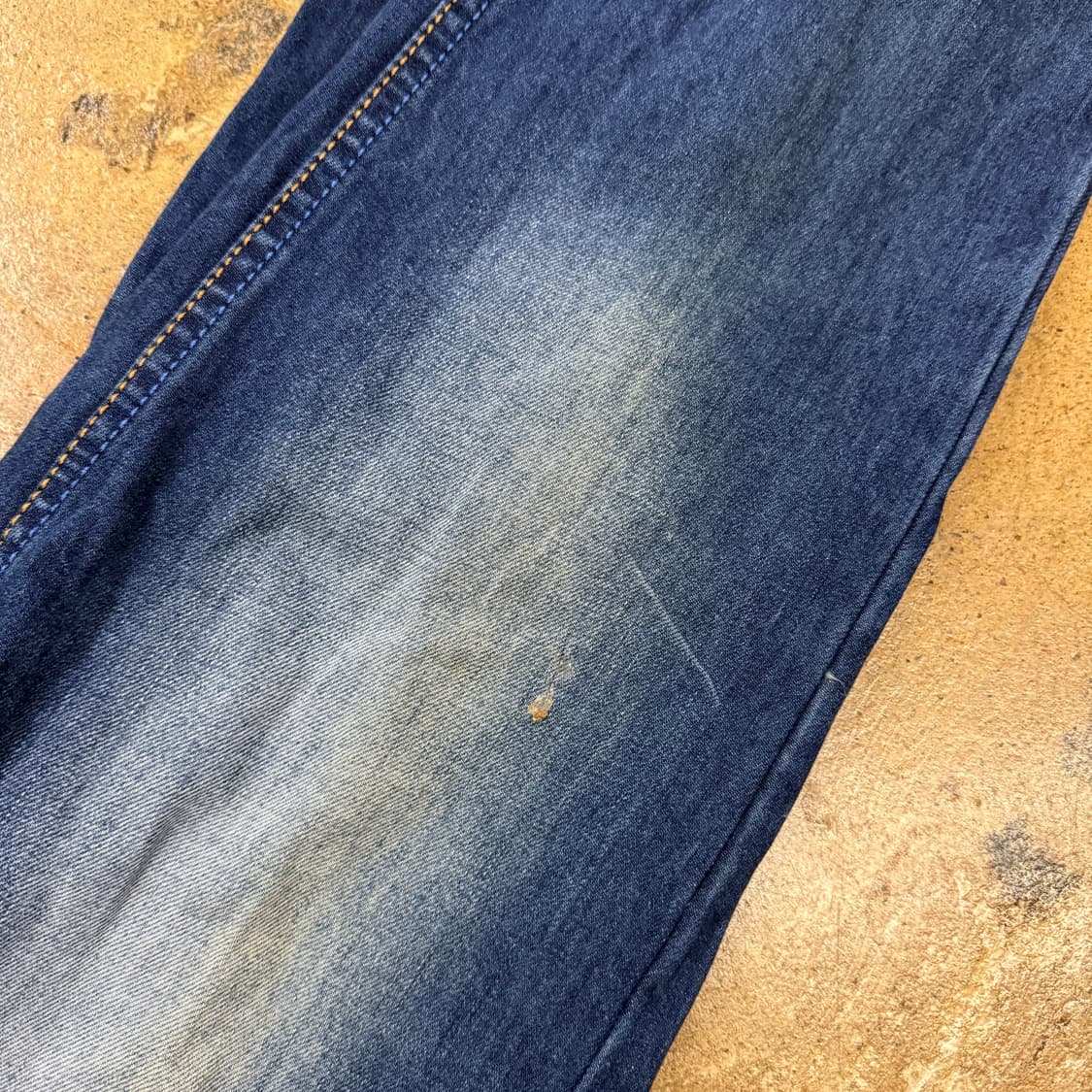 [정품/36] 디젤 진청 워싱 데님 청바지 b10 상품이미지4