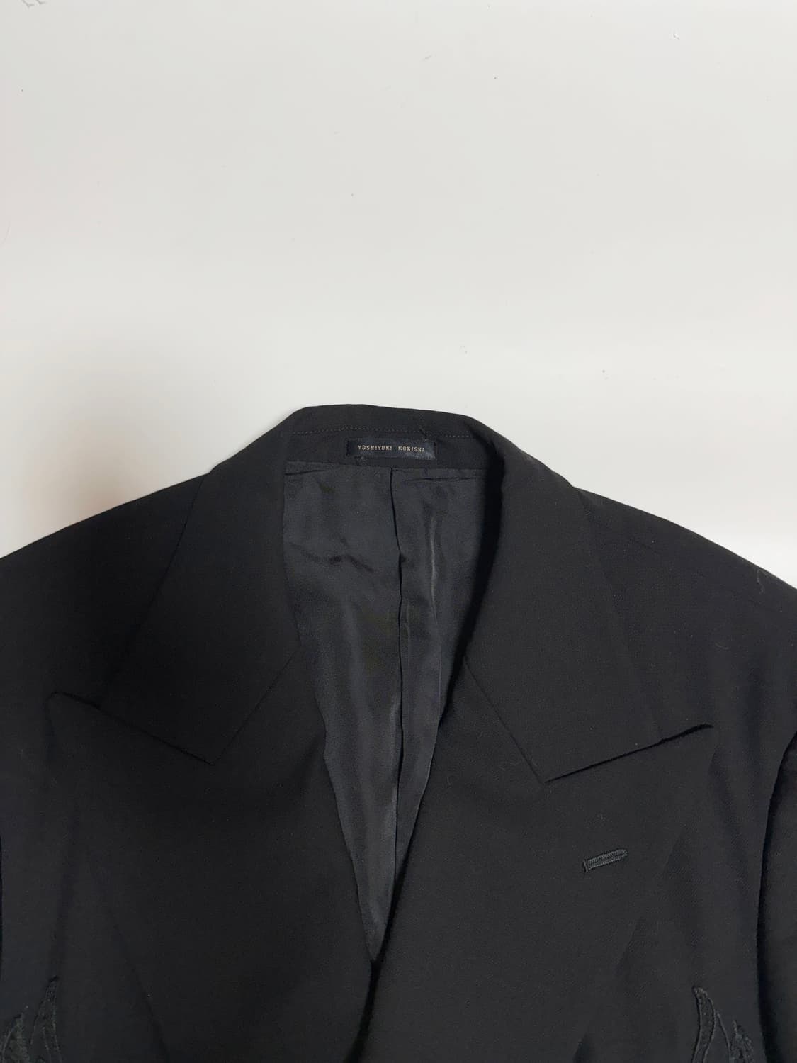 YSHIYUKI KONISHI 레이스 자수 자켓 상품이미지5