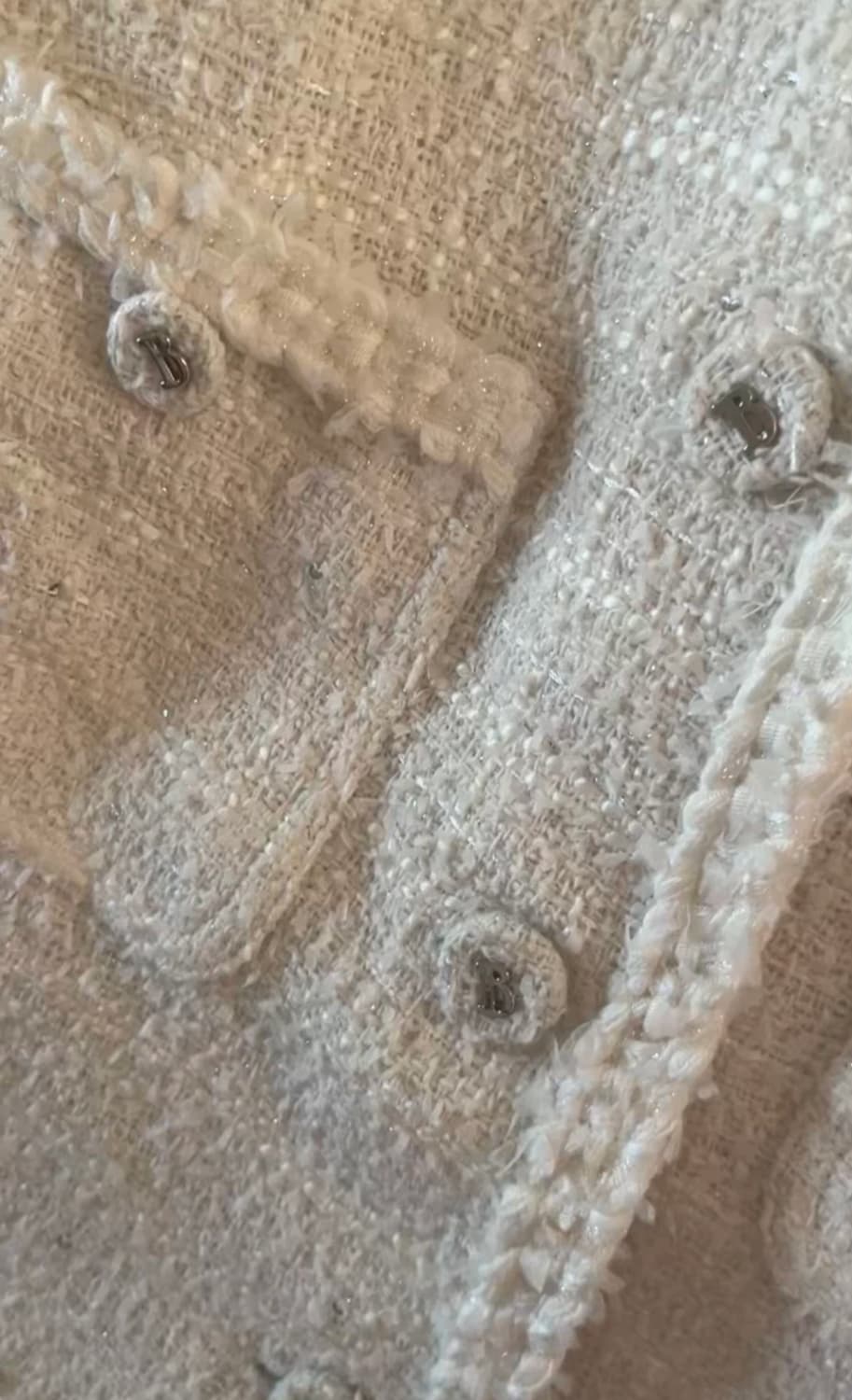 더바넷 멜리나 펄 트윙클 트위드 자켓 세상품 (원가24만) 상품이미지3