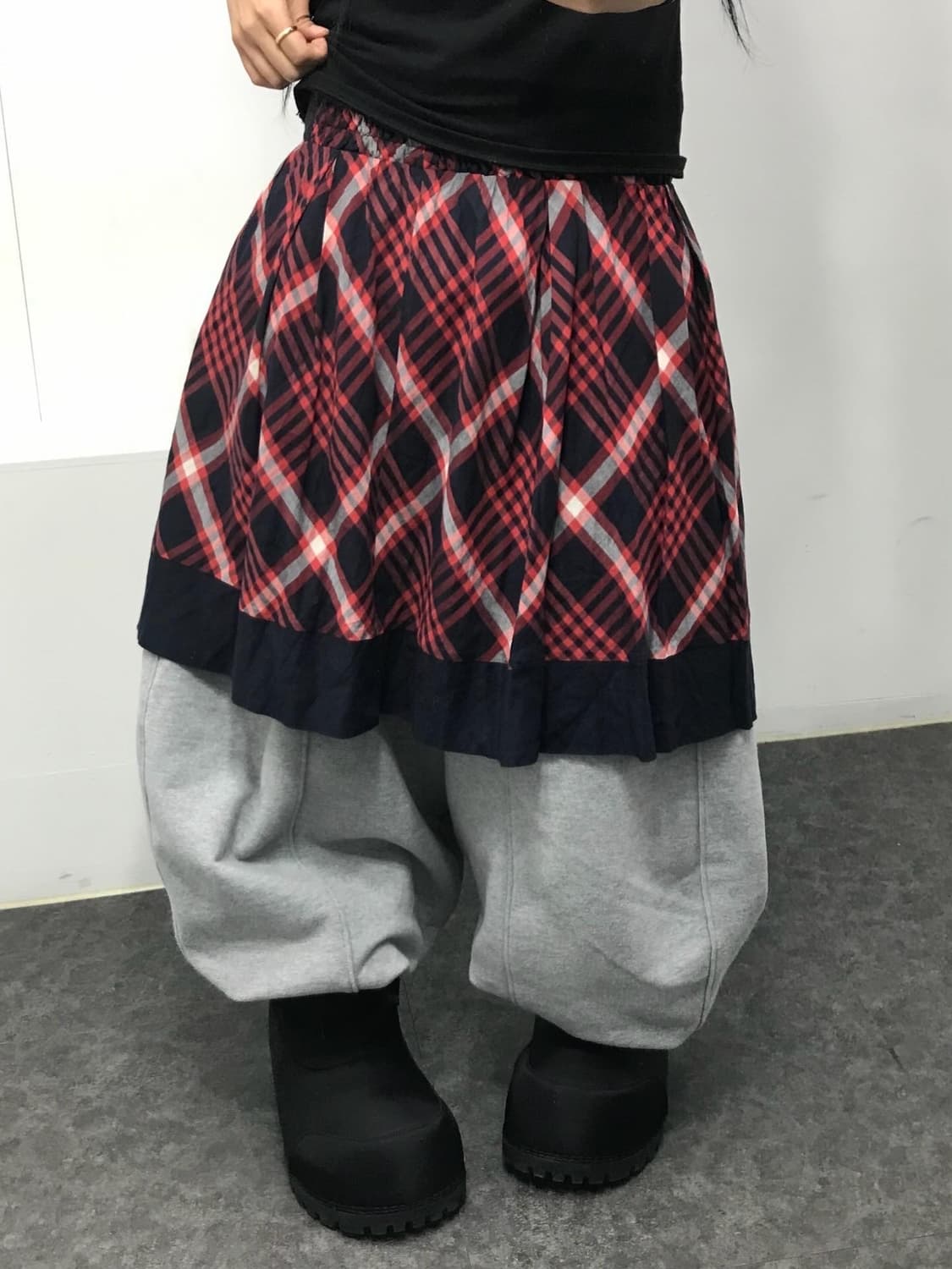 Burberry Check Pattern Skirt 상품이미지3