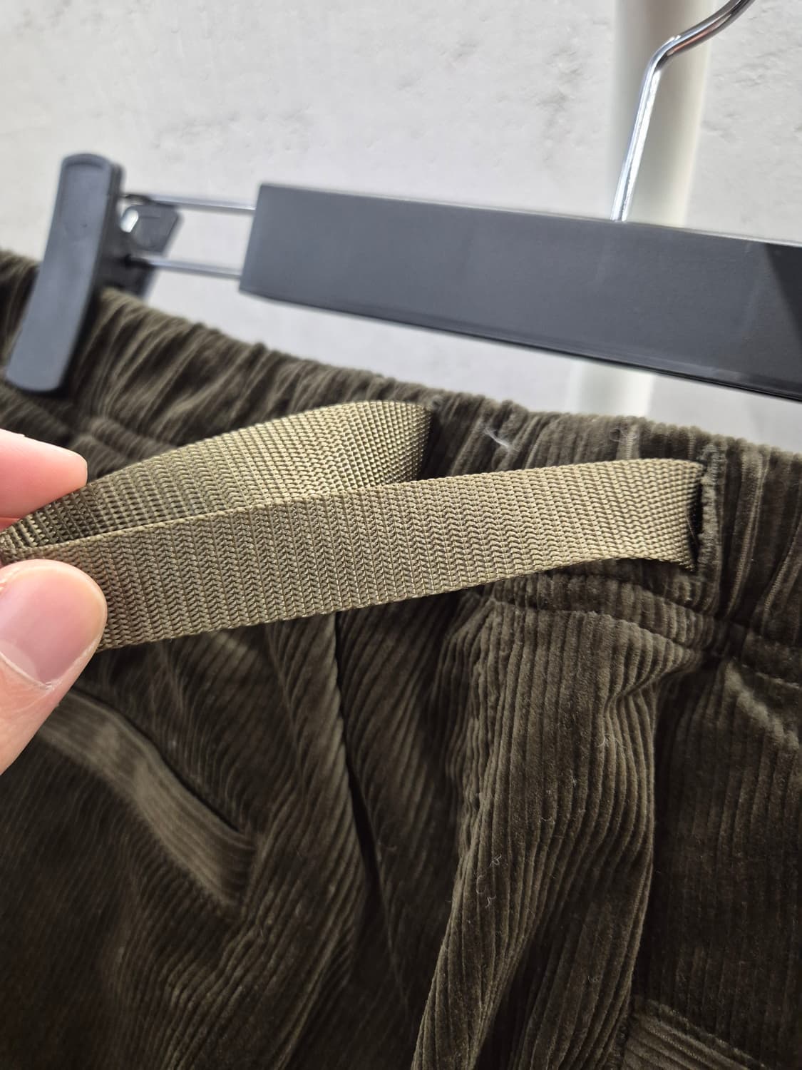 그라미치 코듀로이 팬츠 카키 USA XL 상품이미지5