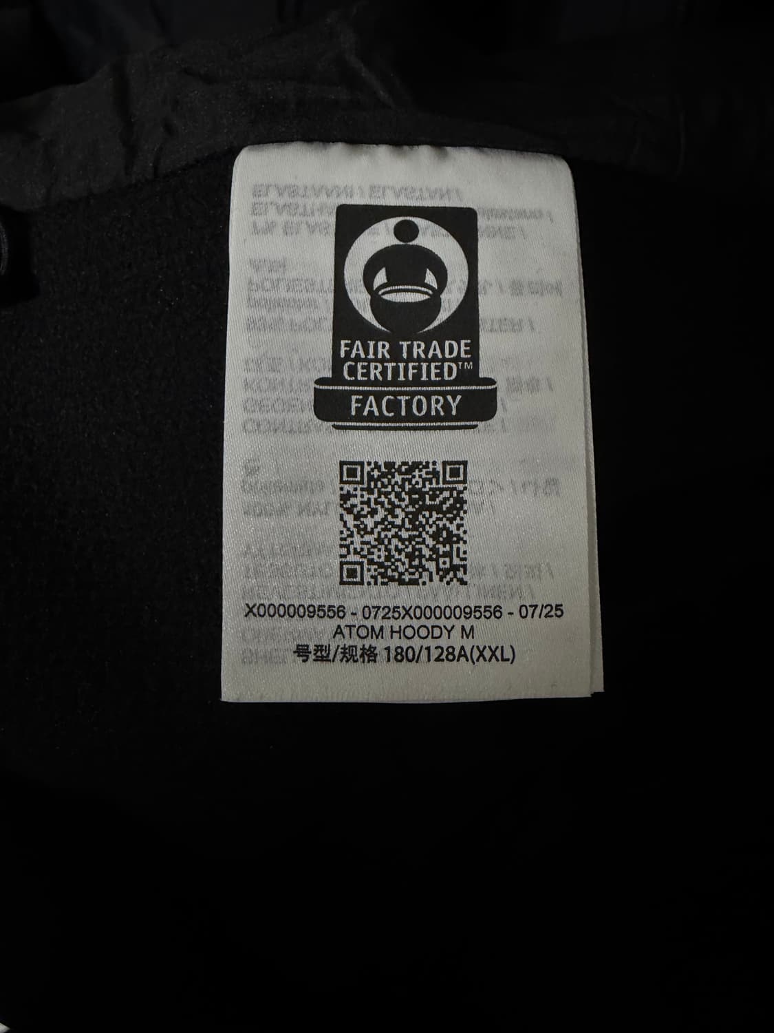 아크테릭스 아톰 후디 블랙 xxl 상품이미지7