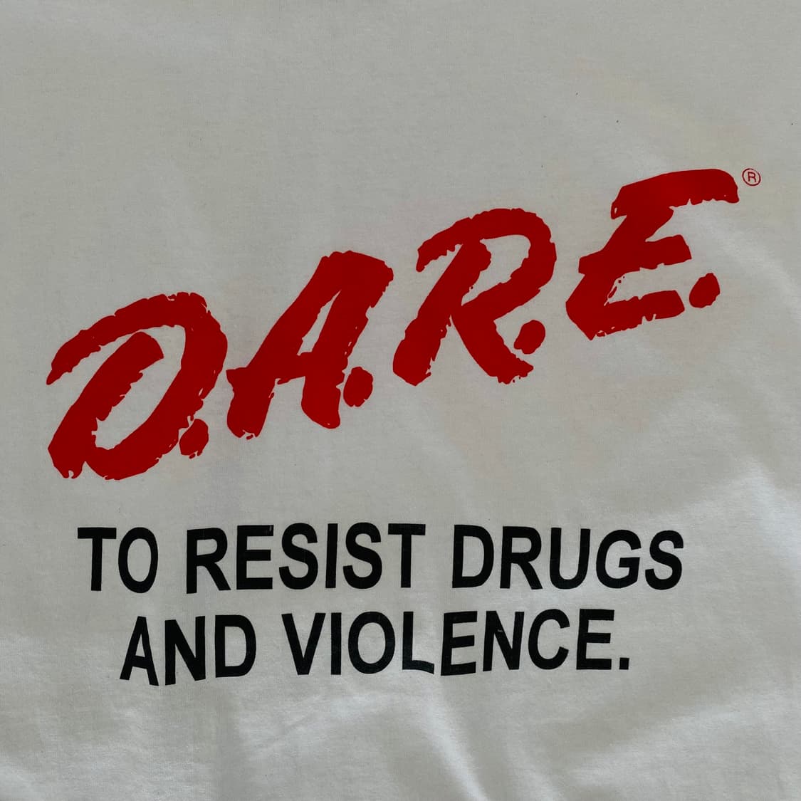(XL) 90s 빈티지 DARE 티셔츠 화이트 상품이미지3