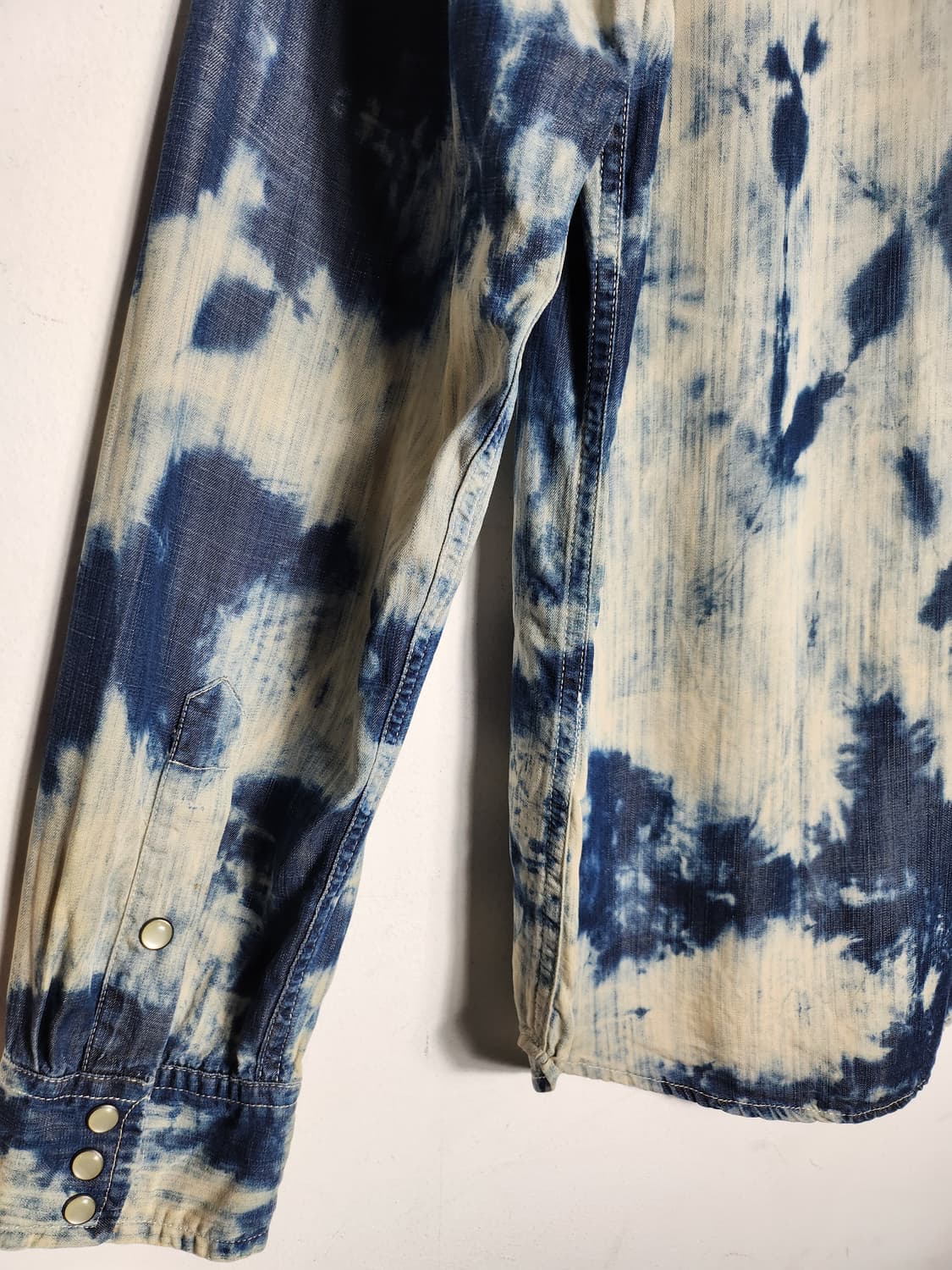 데님 앤 서플라이 랄프로렌 타이다이 워싱 웨스턴 셔츠 상품이미지6