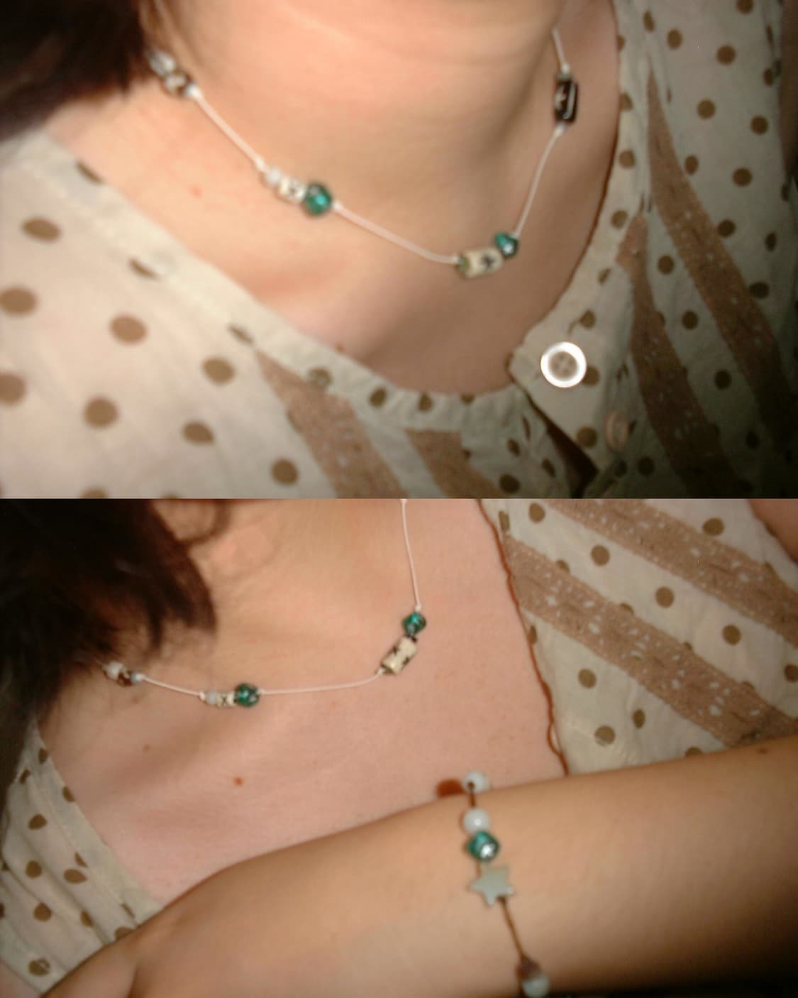white film light necklace 화이트 필름라이트 목걸이 상품이미지1