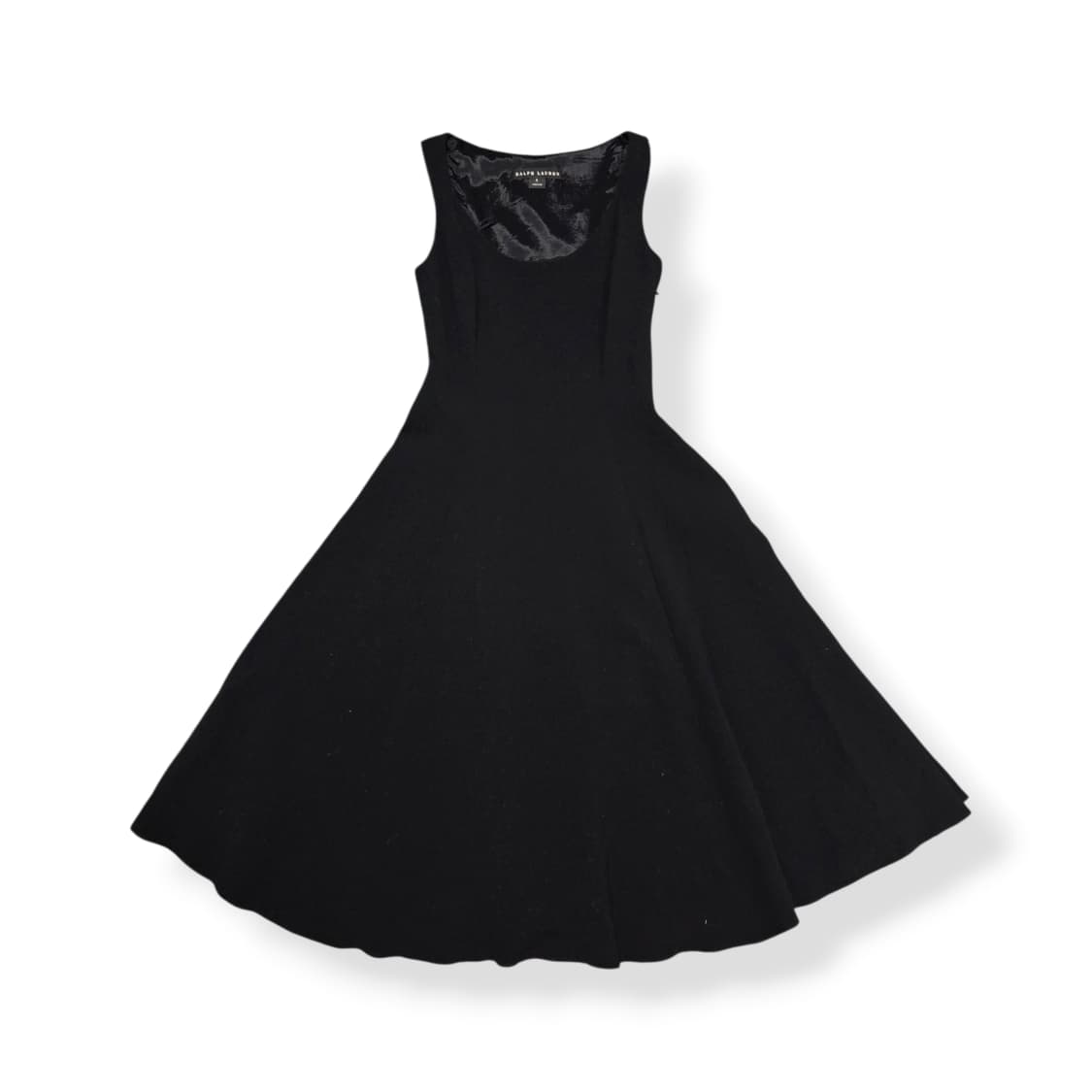 Ralph Lauren 랄프 로렌 블랙 울 민소매 플레어 원피스
 상품이미지1