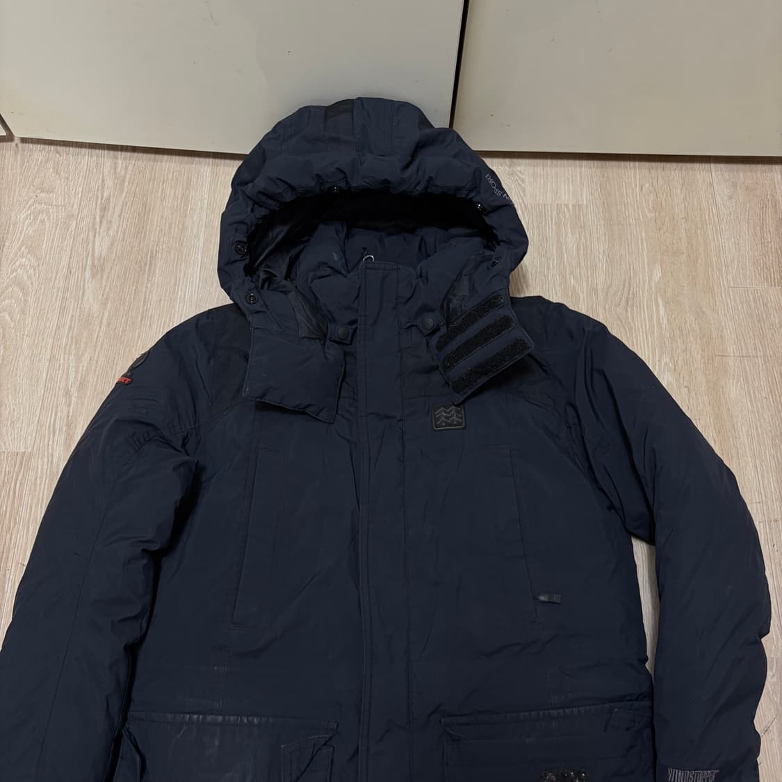 코오롱 스포츠 여성 구스다운 윈드스토퍼 800 롱패딩 M/95  상품이미지2