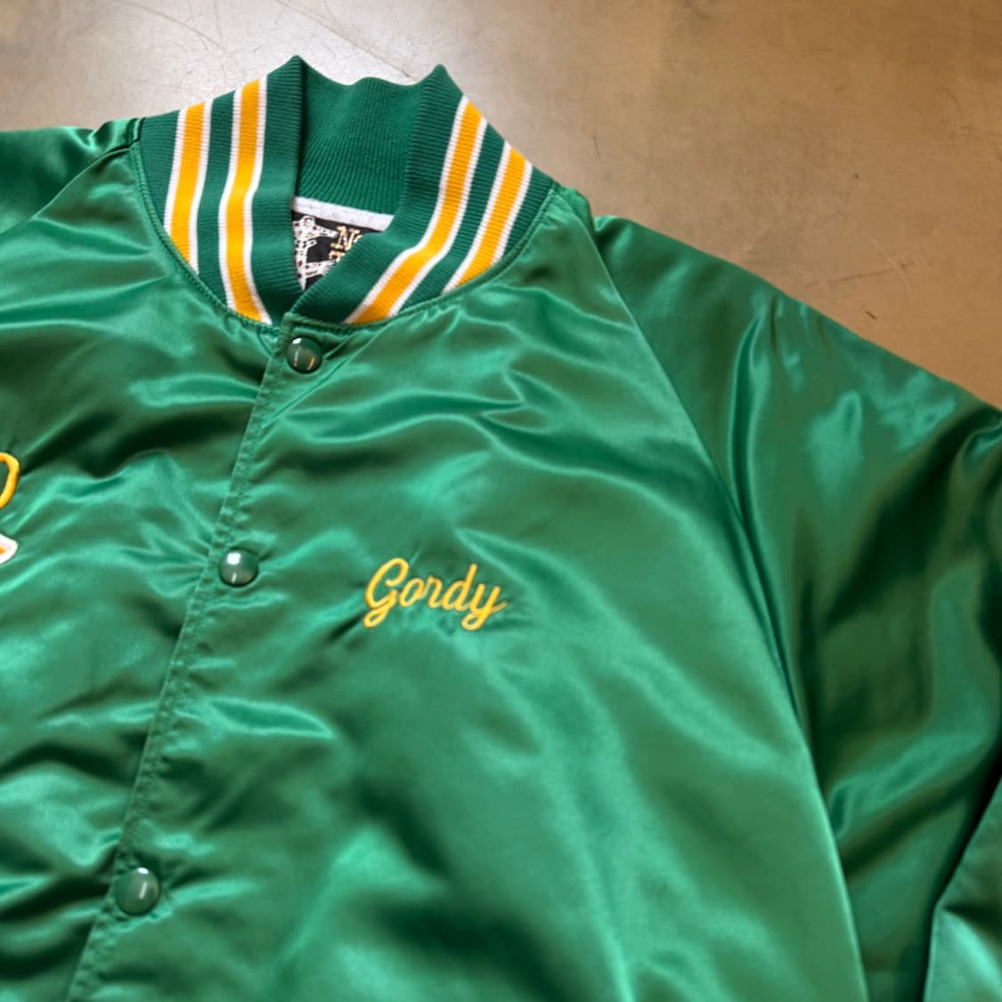 80s NORTH TRAIL MADE IN USA 라이트 바시티 자켓 상품이미지6