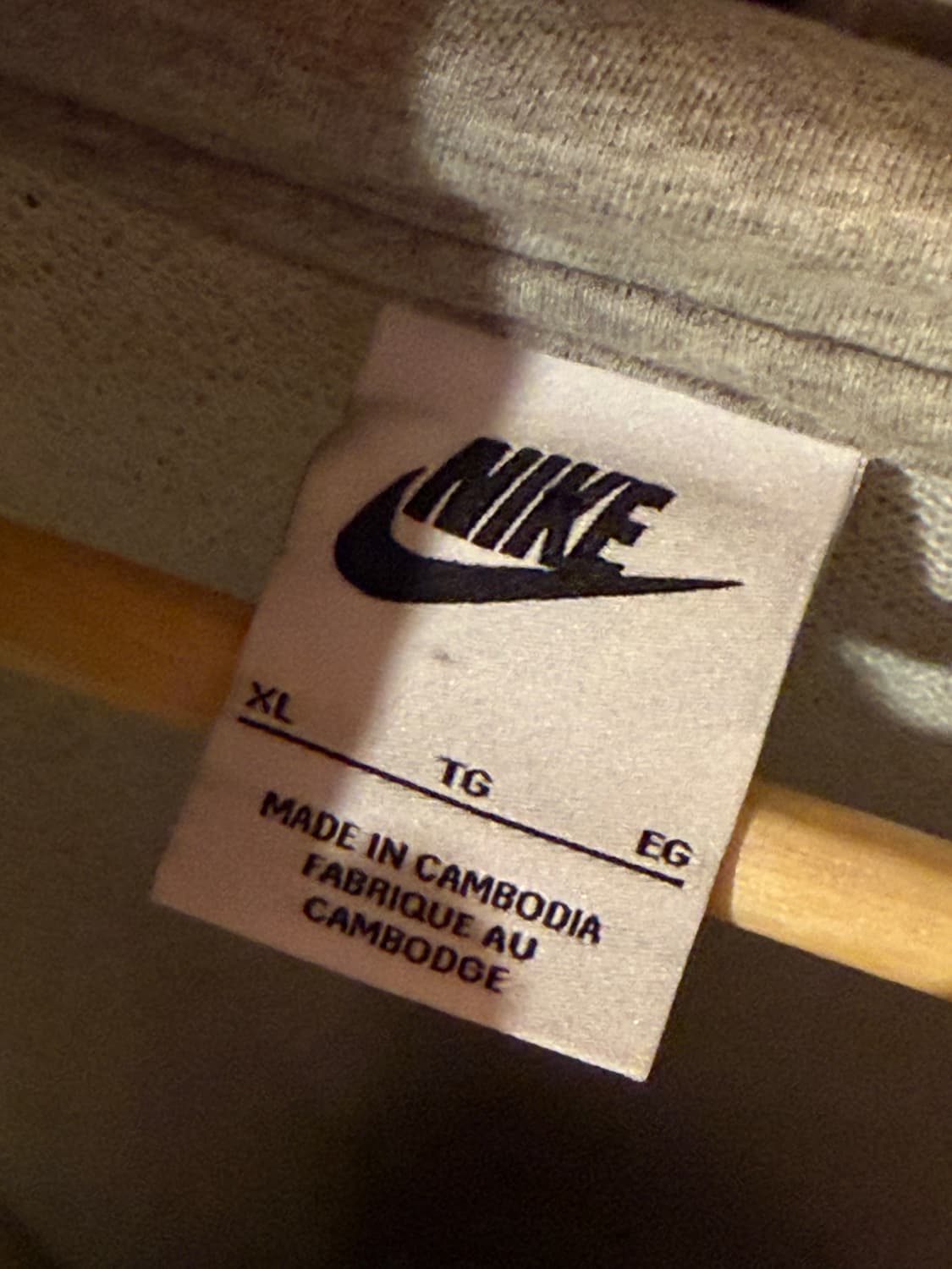 나이키 그레이 후드티 상품이미지2