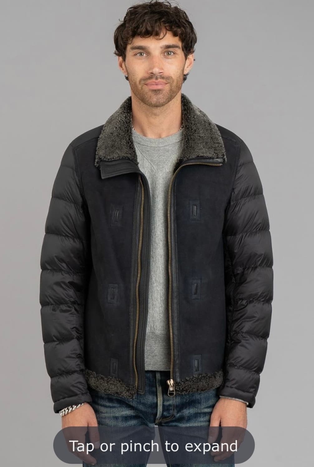 텐씨(Ten-C) 시어링 라이너 경량 패딩 L 상품이미지5