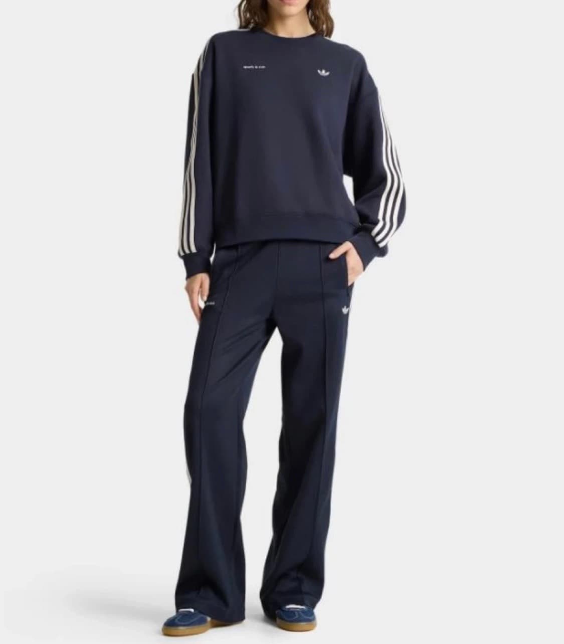 아디다스 스포티앤리치 트랙팬츠 네이비 상품이미지3
