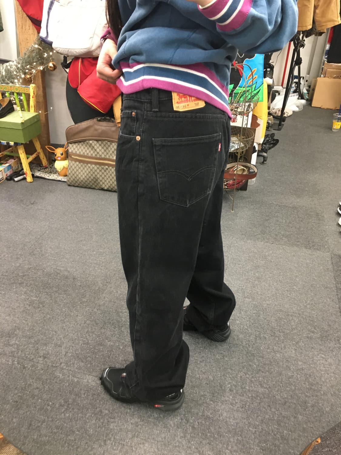 Levis 리바이스 550 흑청 데님팬츠 상품이미지2