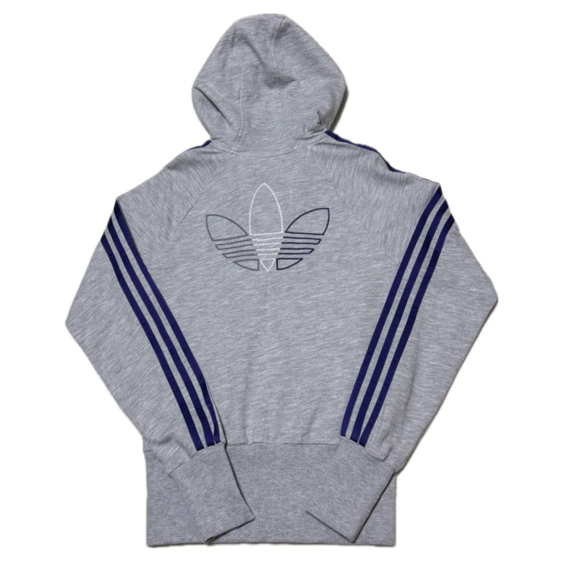 아디다스 그레이 퍼플 후드집업  상품이미지2