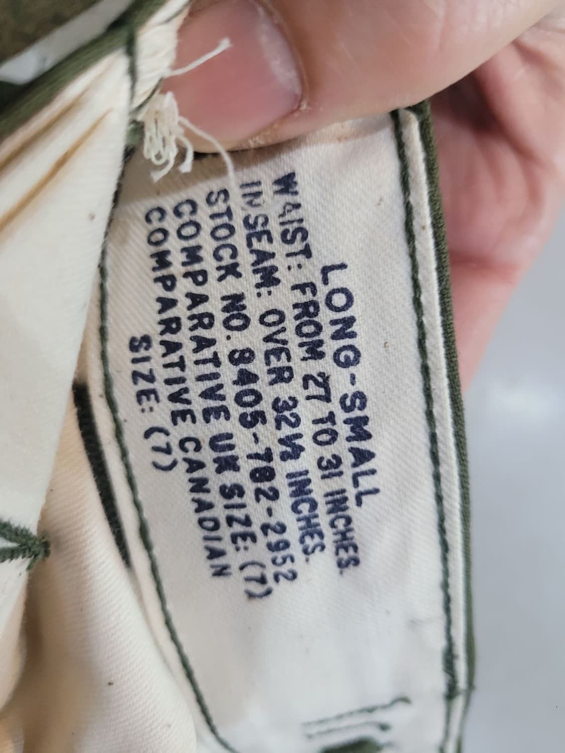 미 빈티지 m65 바지 상품이미지7