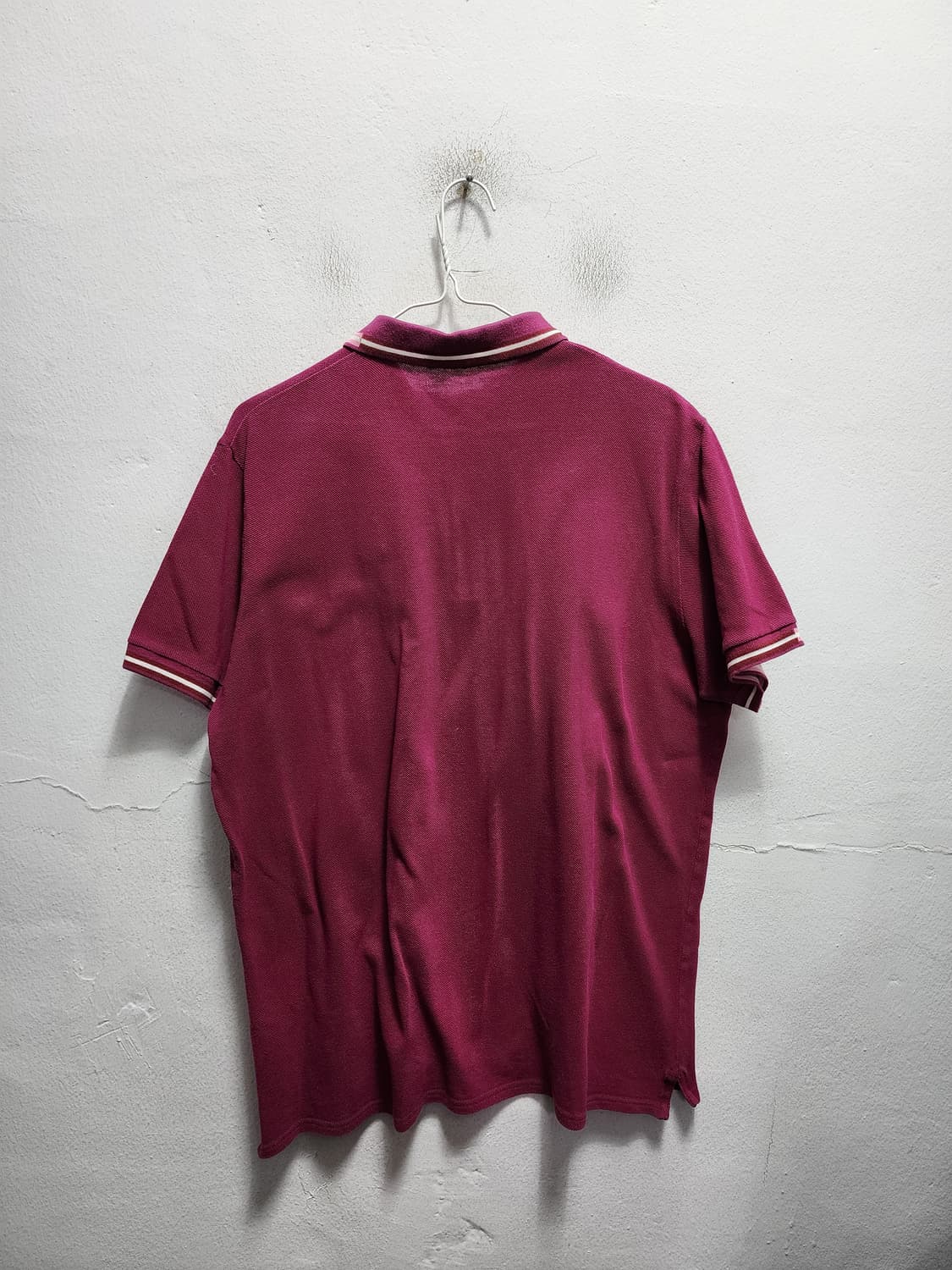 BALLY 발리 와인색 반팔 폴로티 상품이미지2