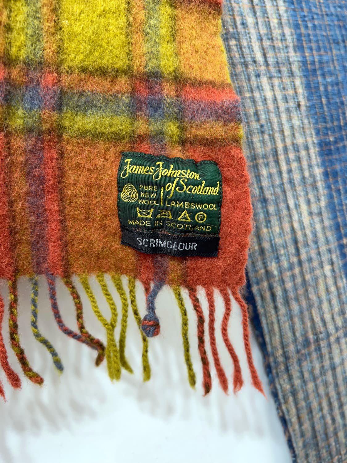 SCRIMGEOUR Lambswool Tartan muffler made 상품이미지4