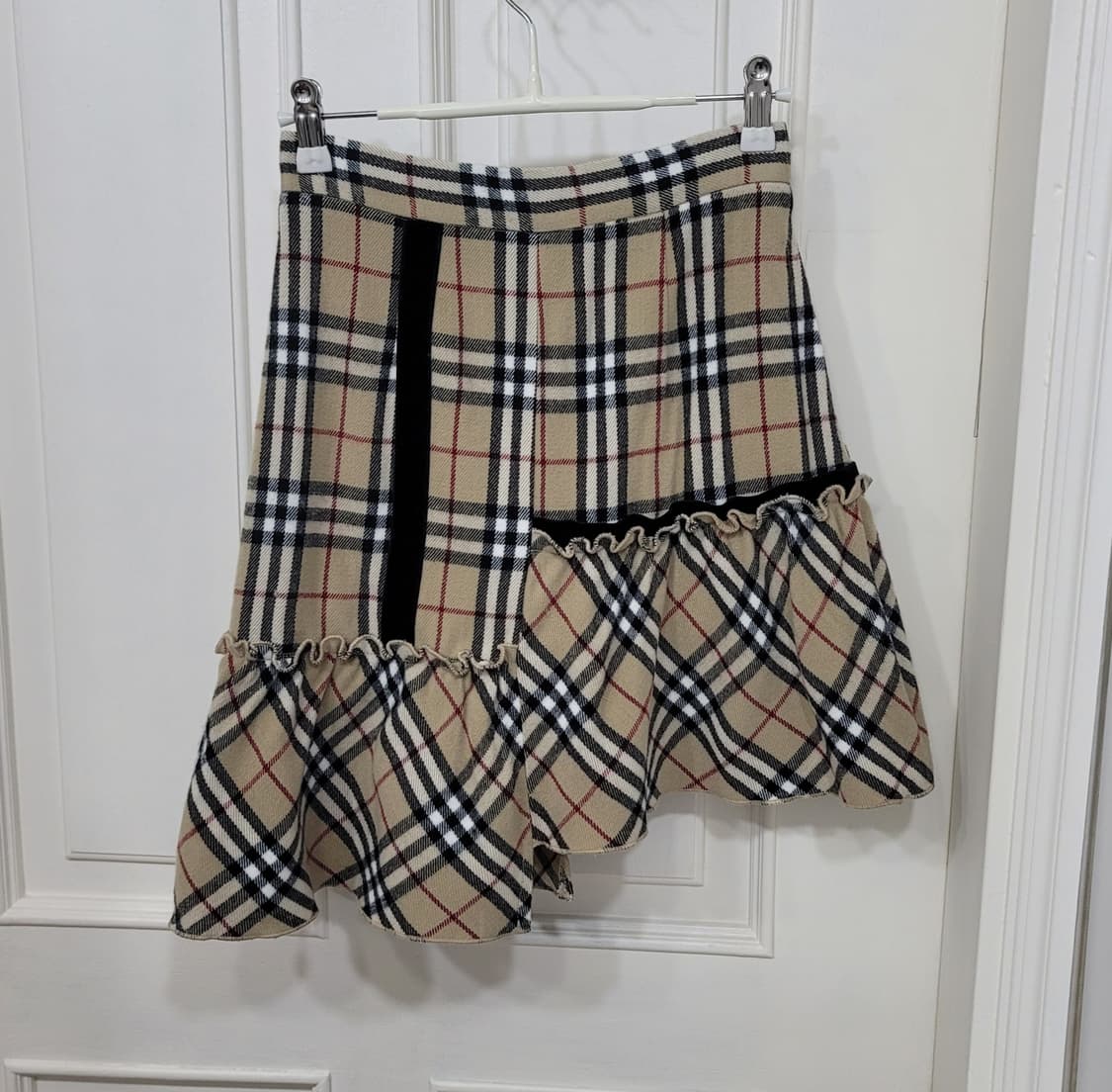 체크언발스커트 상품이미지1