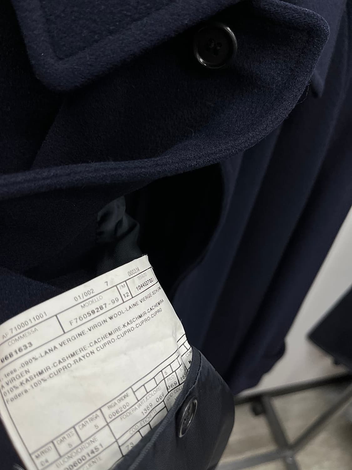 105) 발렌티노 캐시미어 발마칸 코트  상품이미지5