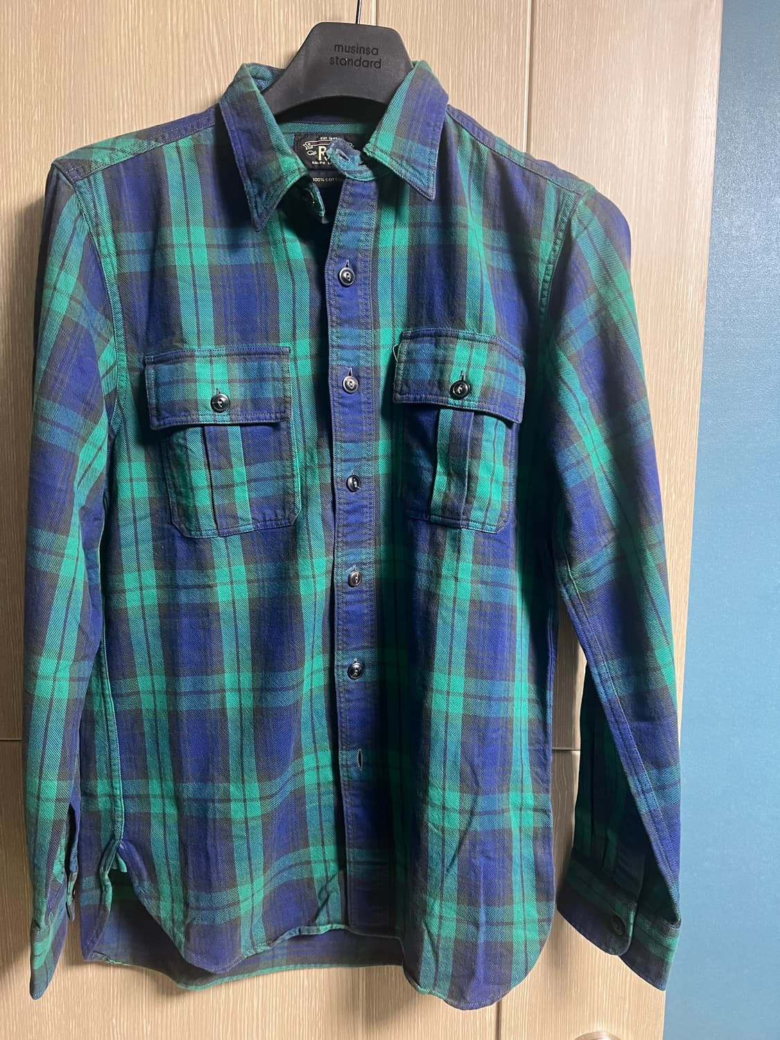 rrl 체크셔츠 s 상품이미지1