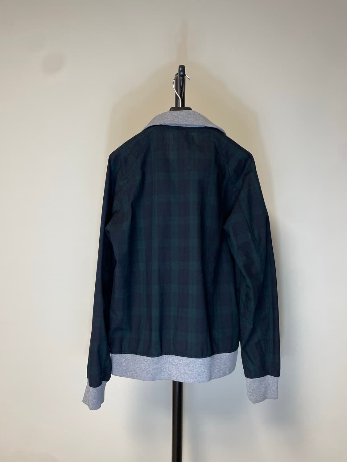 프레드페리 재팬 체크 패턴 봄버 집업 상품이미지3