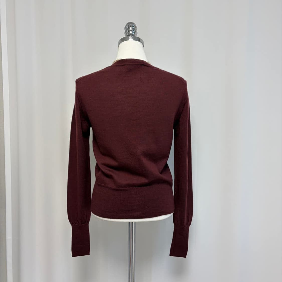 비비안웨스트우드 레드라벨 울 가디건 버건디 상품이미지8