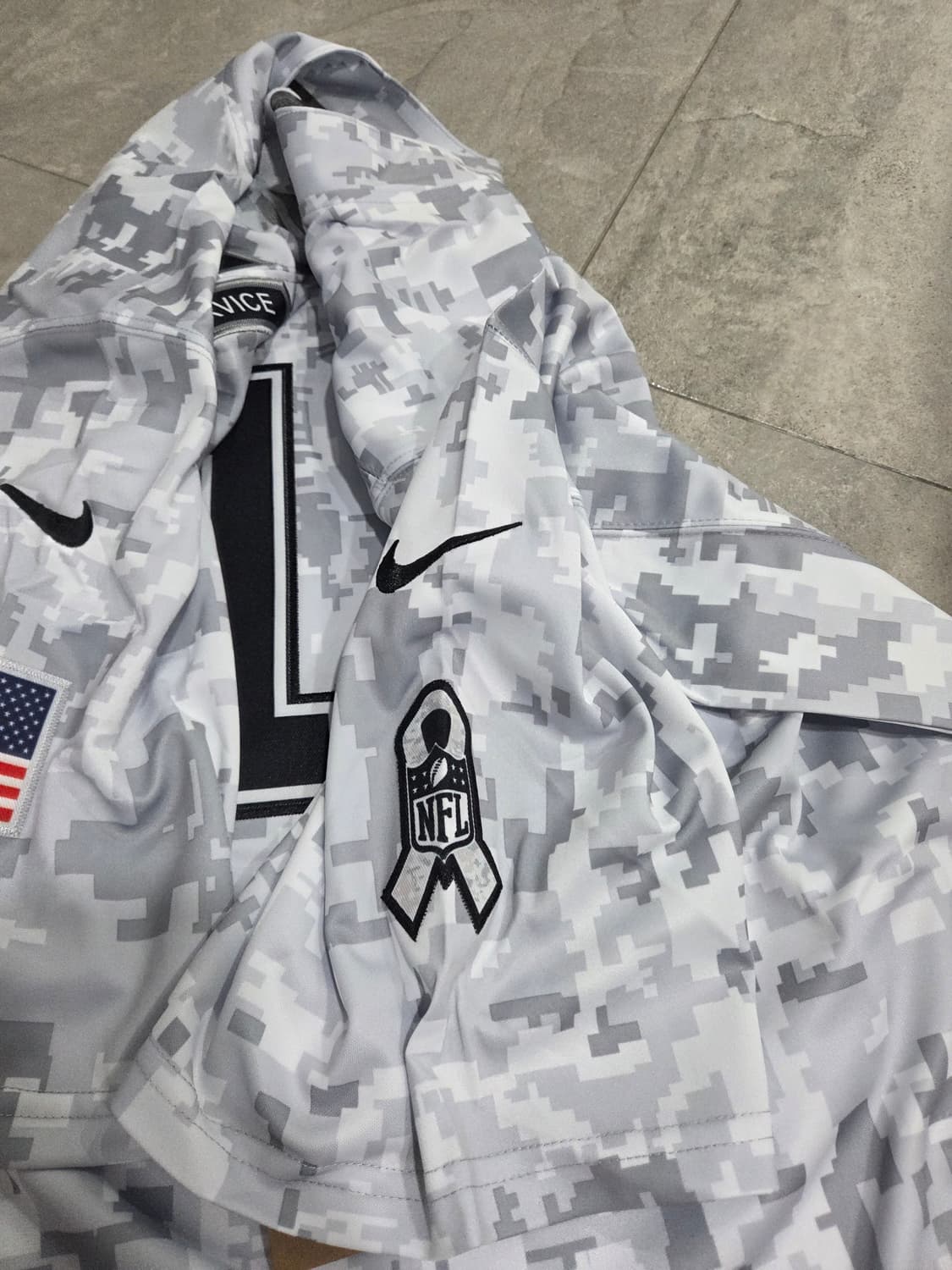 나이키/NFL 버팔로 빌스 풋볼 럭비져지 밀리터리 Ver /L,XL 상품이미지4