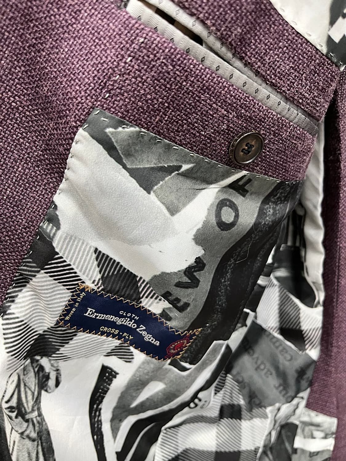 100) 닥스 퍼플 제냐 자켓  상품이미지10