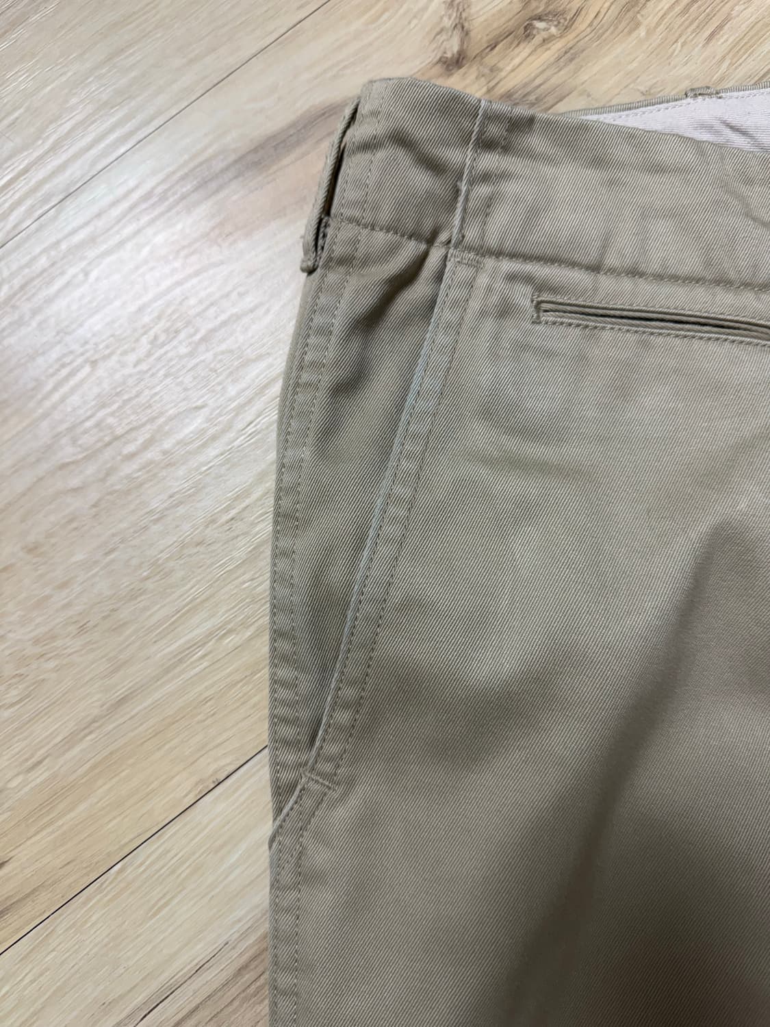 나나미카 와이드 치노 카키 34 상품이미지2