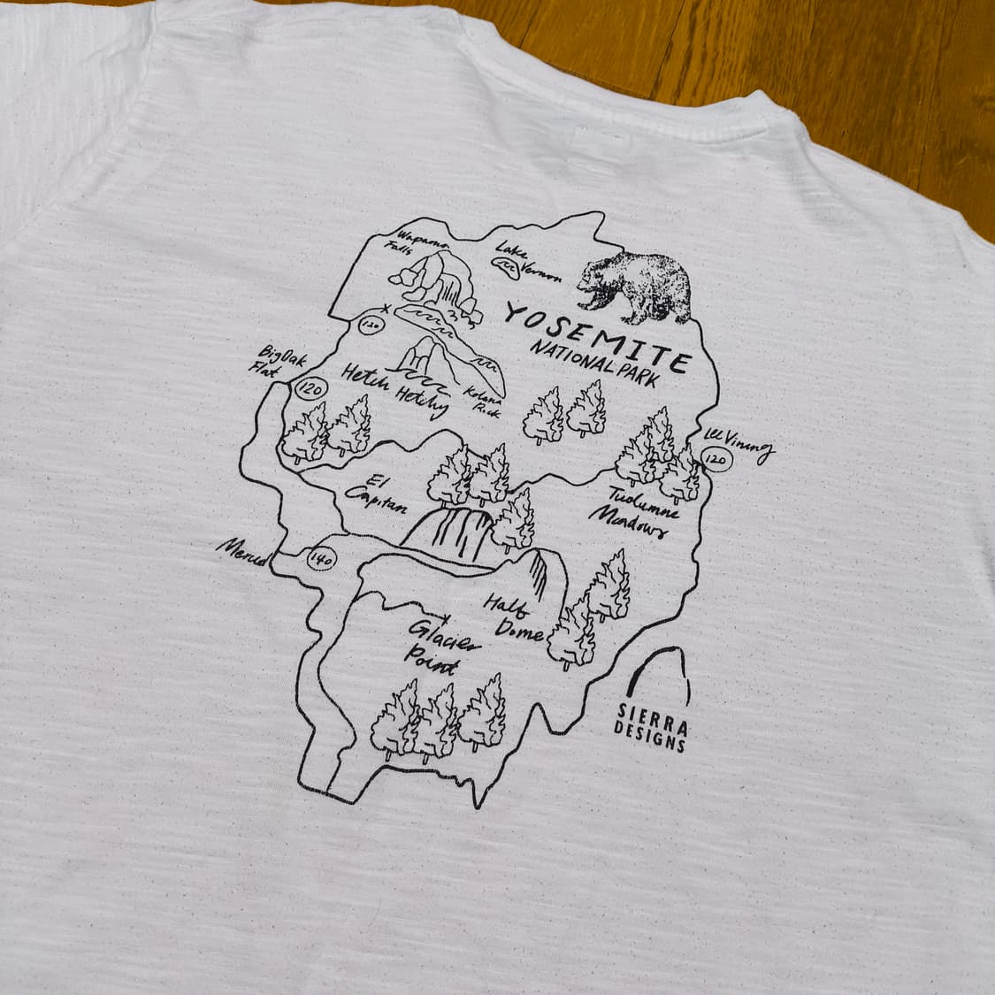 ​[L] 시에라 디자인(Sierra Designs) 화이트 포켓 티셔츠 상품이미지4