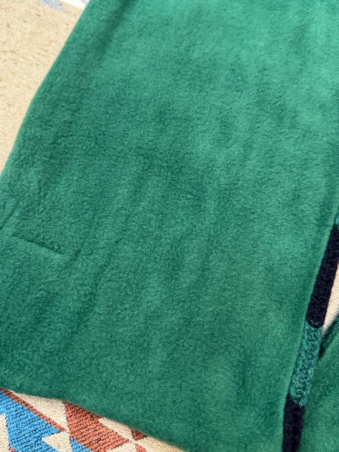 [OS] 빔즈 플러스 케이블 스트라이프 울 플리스 머플러 상품이미지5