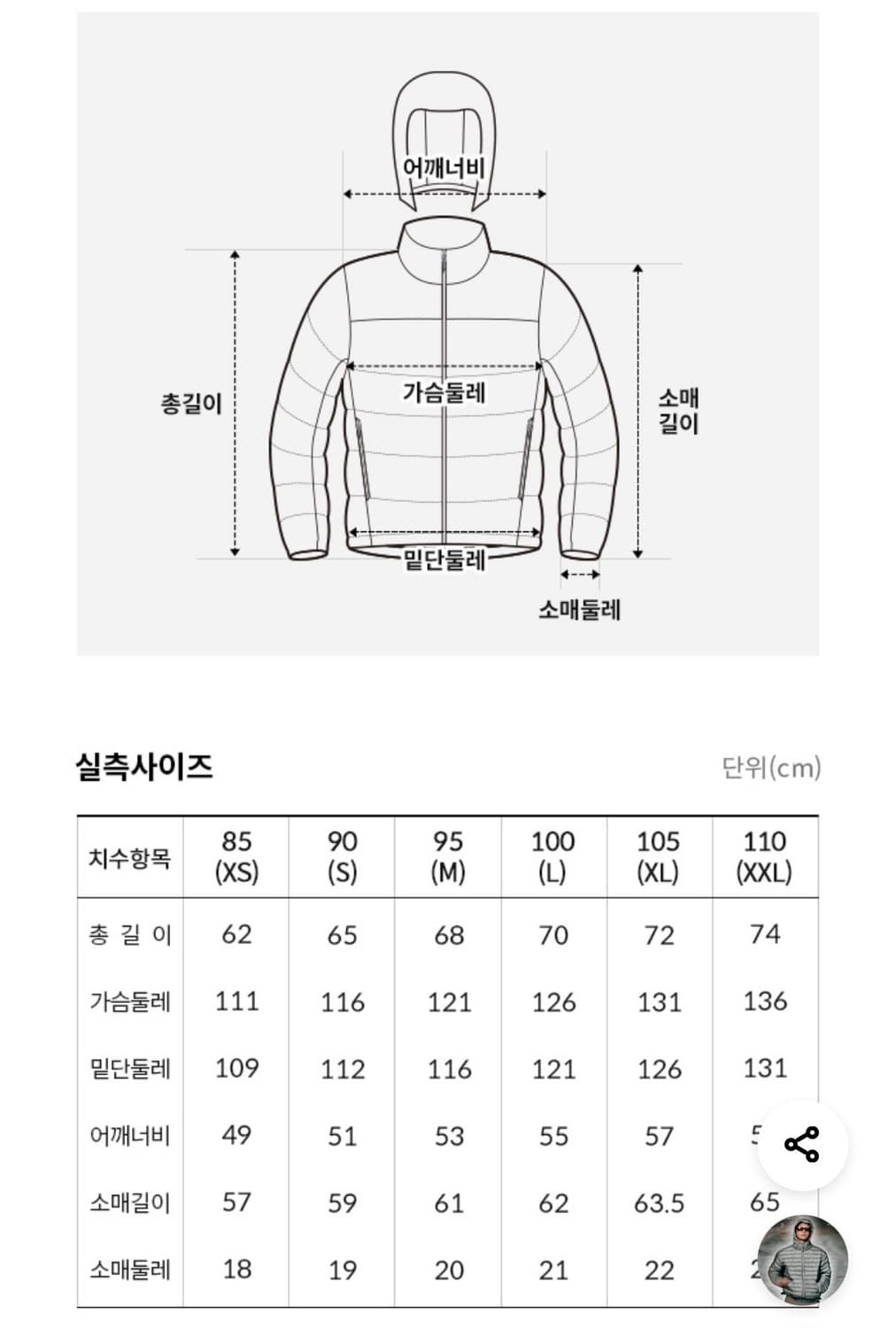 노스페이스 화이트 라벨 웨이브 LT 온 볼 자켓 상품이미지2